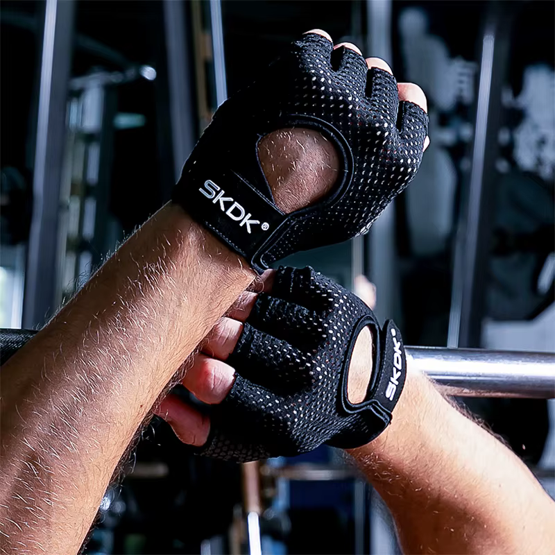 SKDK – gants d'haltérophilie en Silicone, accessoires de Fitness respirants, paume creuse