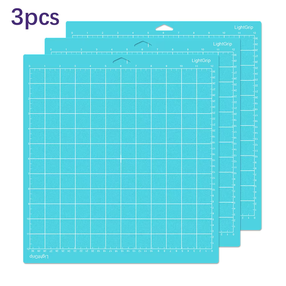 Tapis de coupe Cricut, 12 x 12 pouces, compatible avec Cricut Maker 3/Maker 4/Maker/Explore One/Air/