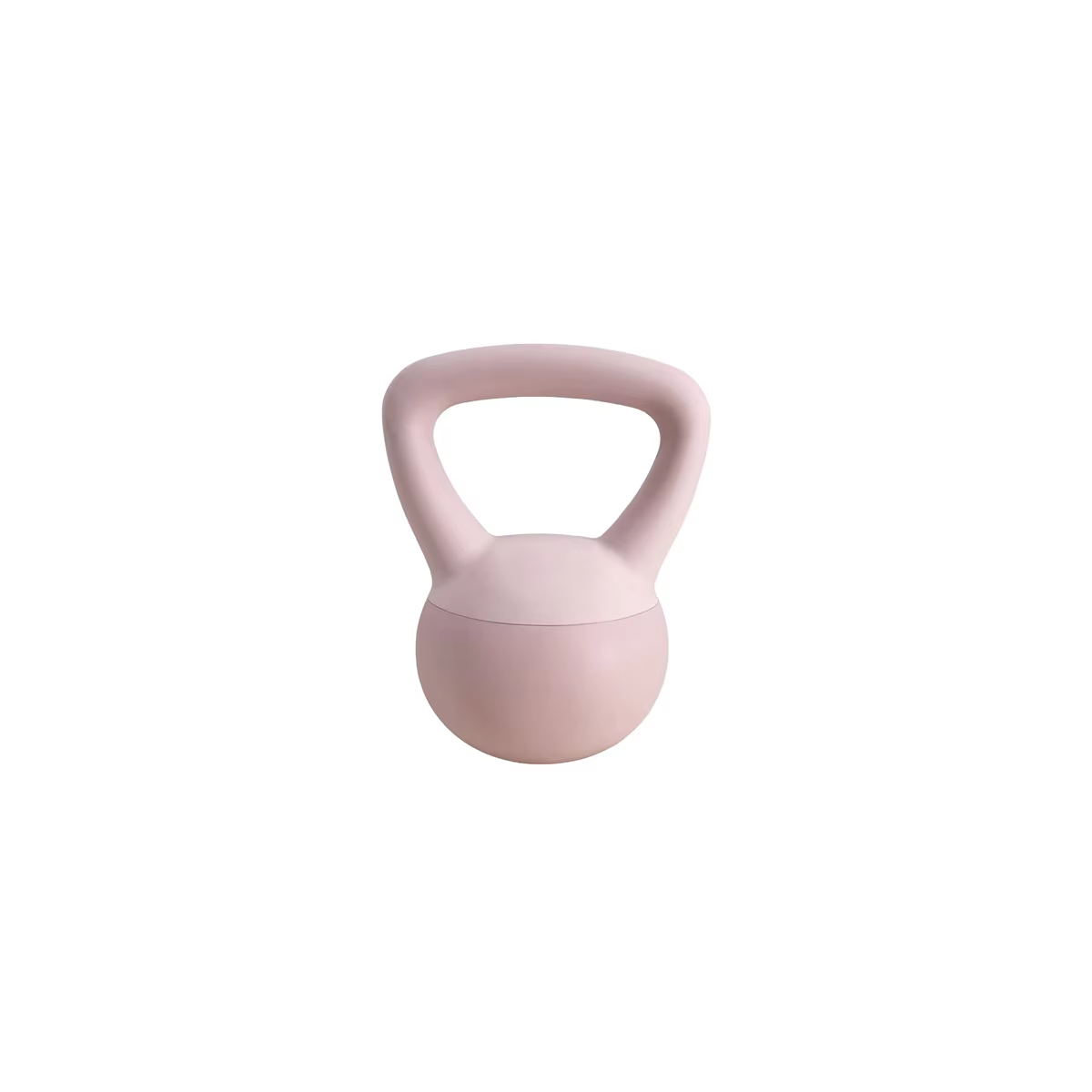 Haltères en caoutchouc de style kettle pour l'entraînement à domicile et la musculation