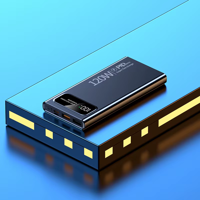 BCAK-Batterie Externe 120W, 20000mAh, Charge Super Rapide, Grande Capacité, Alimentation Mobile, Nou