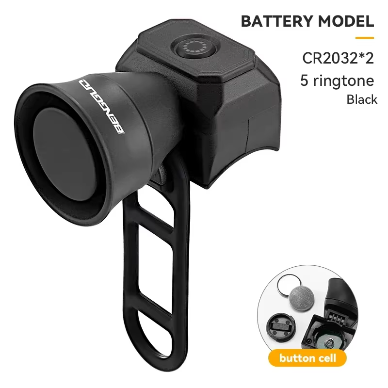 Sonnette électrique antivol puissante pour vélo, avec design étanche, pour VTT, vélo de route, vélo 
