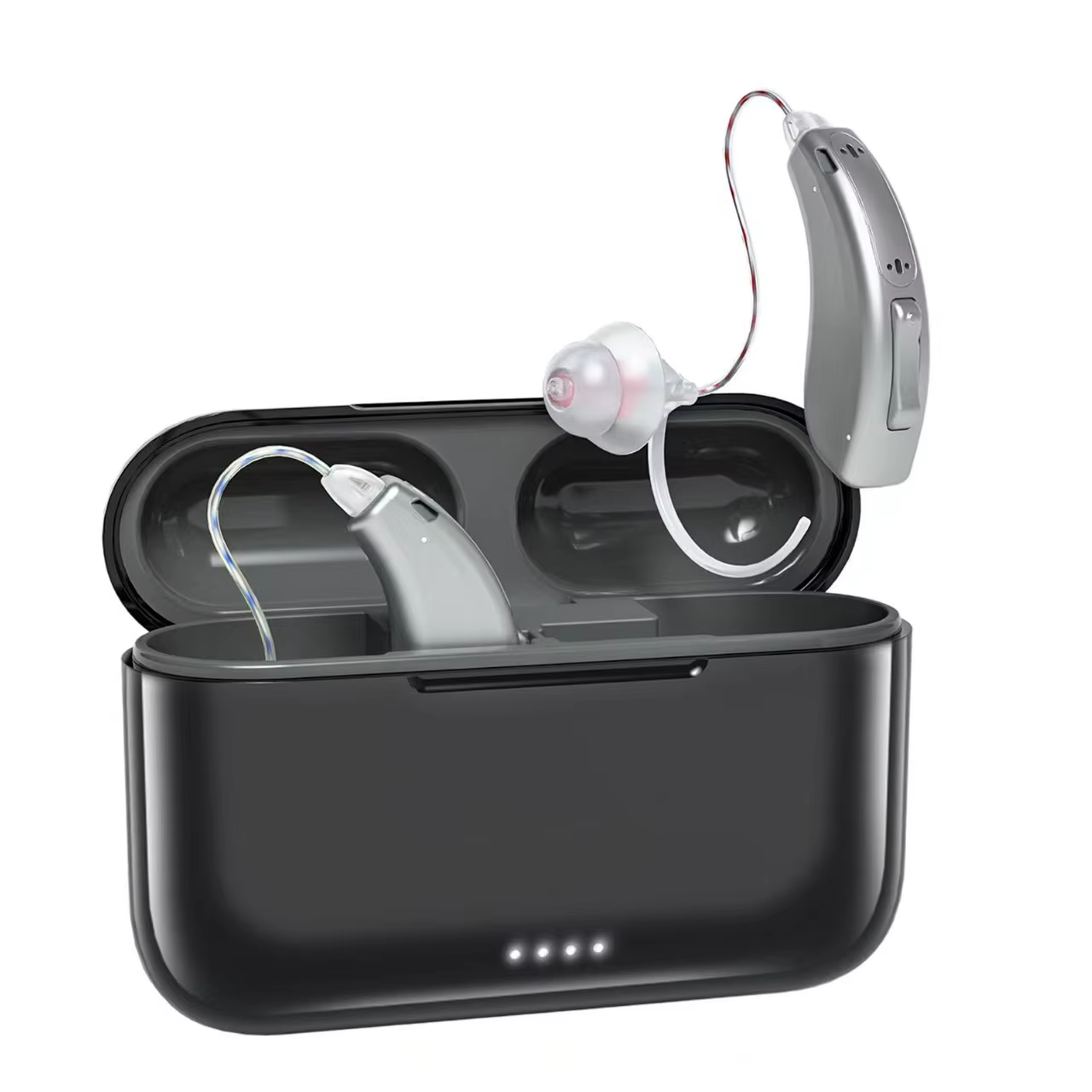 Aide auditive Rechargeable, Invisible, Bluetooth, amplificateur de son sans fil, application Program