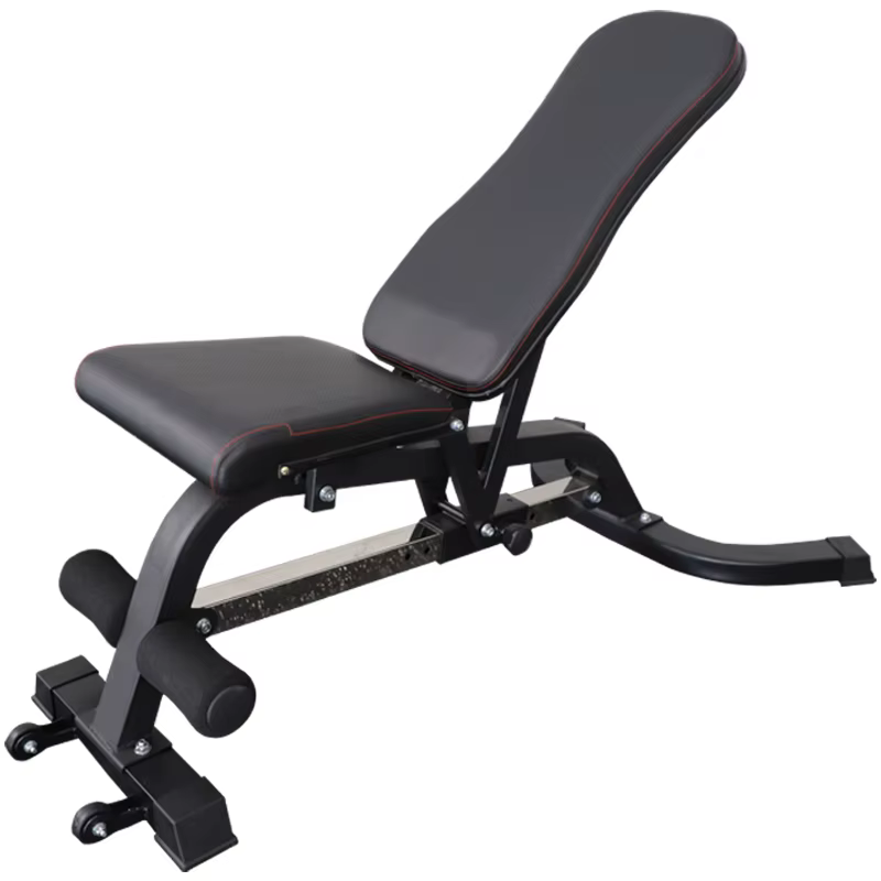 Chaise d'haltères commerciale légère, banc d'haltères réglable, chaise abdominale supine, dispositif