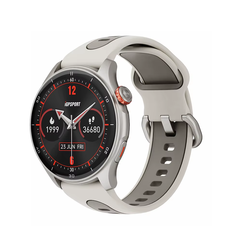 IGPSPORT LW10 Smartwatch 1,43 pouces surveillance de la fréquence cardiaque en cours d'exécution cyc