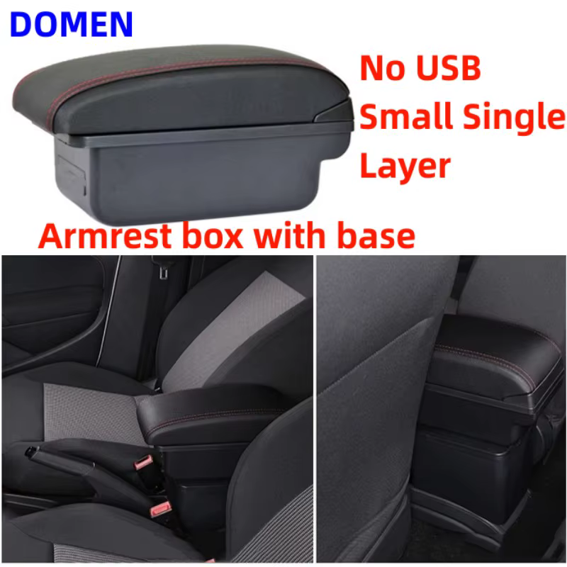 Boîte d'accoudoir de voiture pour Renault Clio 4 Captur Clio 3 III IV avec porte-gobelet, rangement,