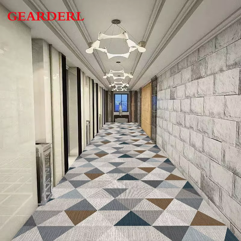 Tapis long de couloir de ménage moderne, adapté aux escaliers, épaisseurs, Europe du Nord, familles,