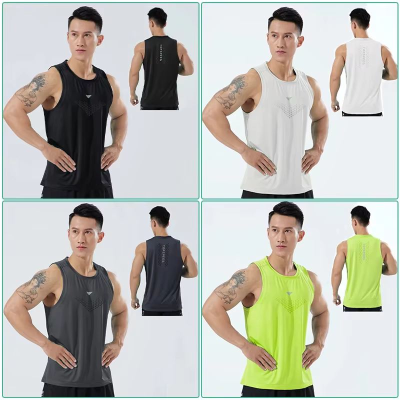 Économie d'entraînement de musculation pour hommes, haut de course, vêtements de fitness pour hommes