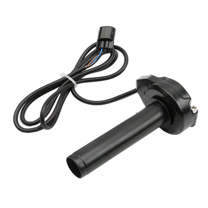 Poignée d'accélérateur électrique pour vélo de fond, accessoires de moto, poignée de couleur en Fibe