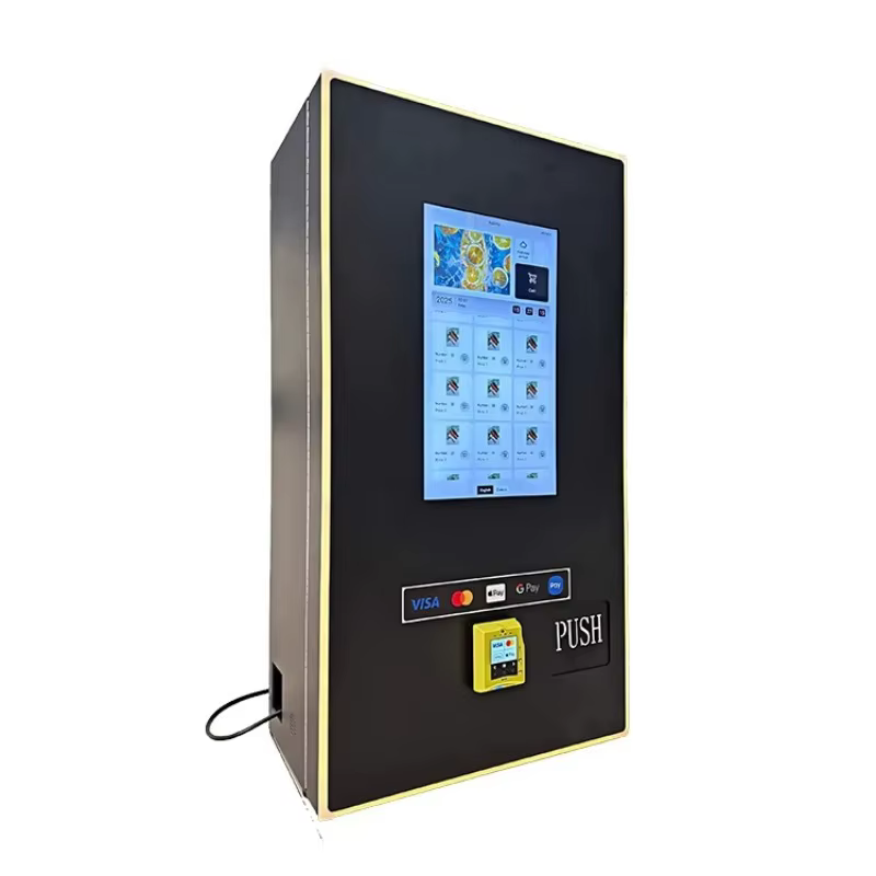 Distributeur automatique de nicotine mural personnalisé avec vérification d'identité et lecteur de c