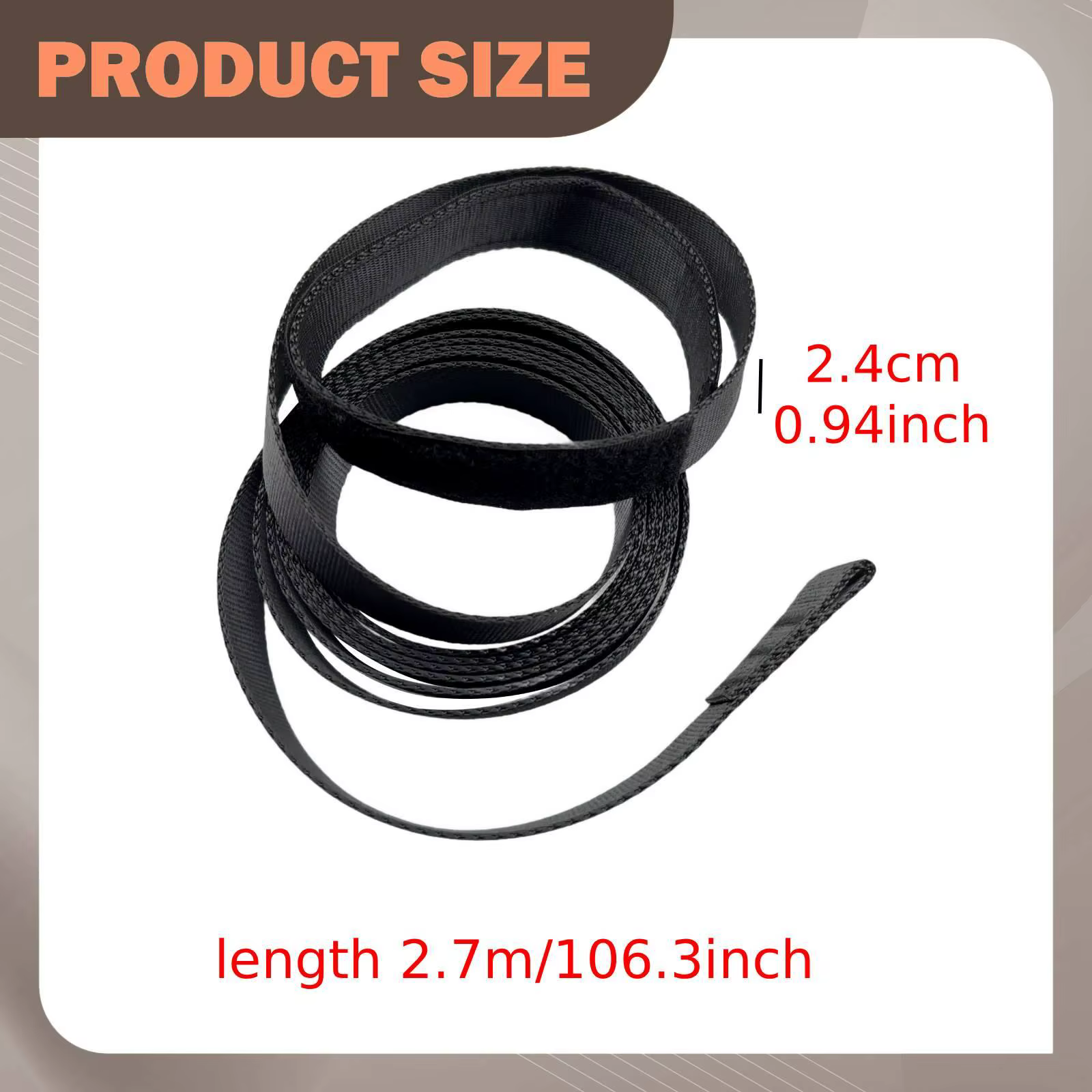 Cordon de remplacement pour machine à ramer, sangle d'exercice réglable de 270 cm, ceinture de gym p