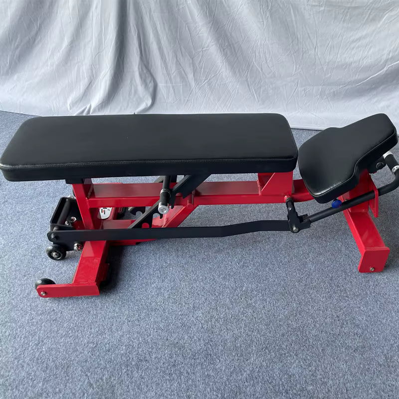 Banc de musculation multifonctionnel réglable et pliable pour salle de sport, incluant des positions