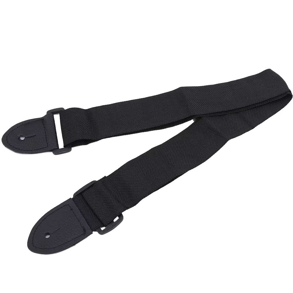 Sangle de guitare tête en cuir bandoulière réglable pour guitare classique basse électrique accessoi