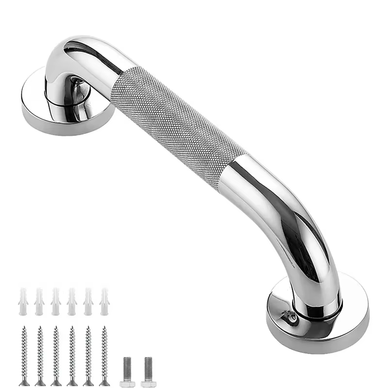 Main courante barre d'appui en acier inoxydable 300/400/500Mm anti-dérapant douche sécurité Support 
