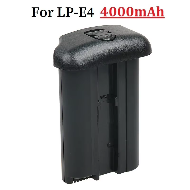 1 pièces 11.1V 4000mAh LP E4 LP-E4 LPE4 pour Canon EOS 1D Mark III, EOS-1D Mark IV, EOS-1Ds Mark III