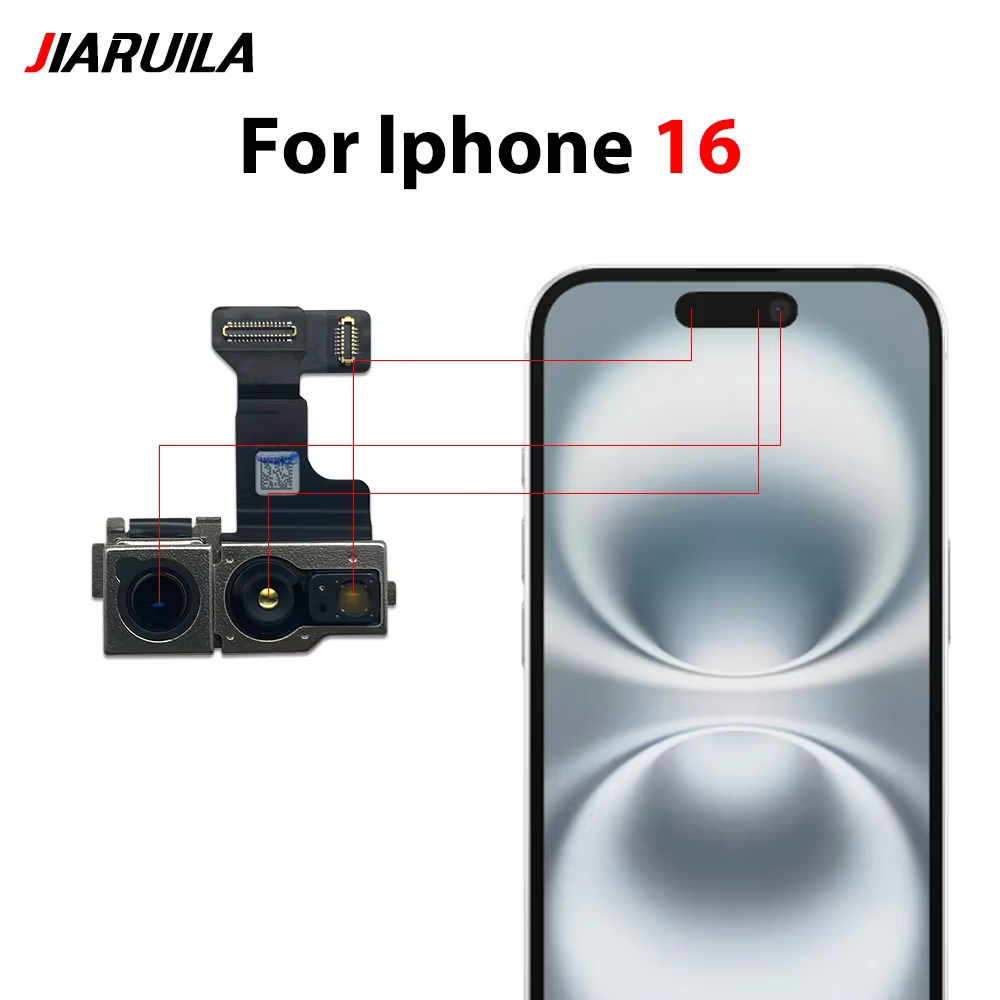Nouveau câble flexible de caméra frontale avec module de caméra arrière pour iPhone 16 Pro Max Plus 