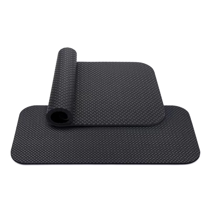2 tapis de protection pliables double face antidérapants pour vélo d'appartement et équipement de fi