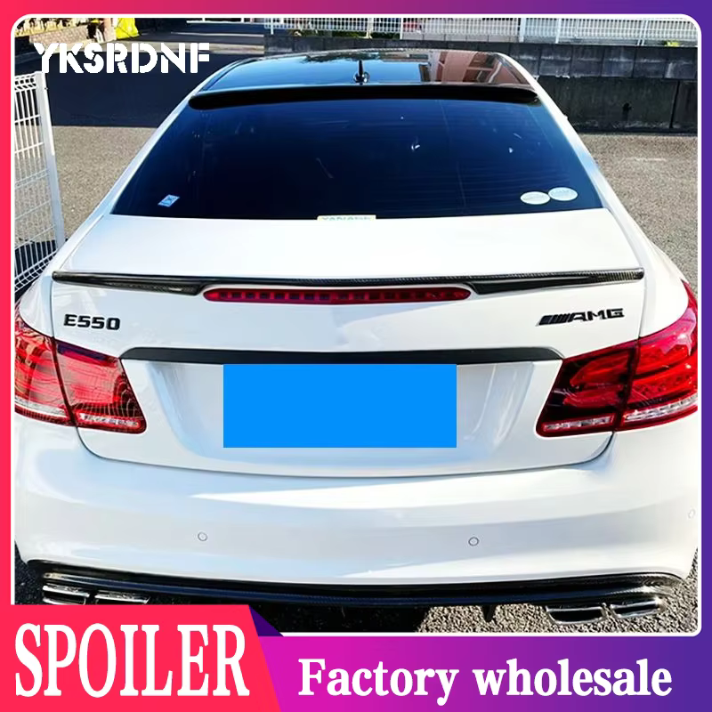 Becquet en Fiber de carbone noir brillant, pour Mercedes benz classe E coupé W207 C207 E200 E250 E30