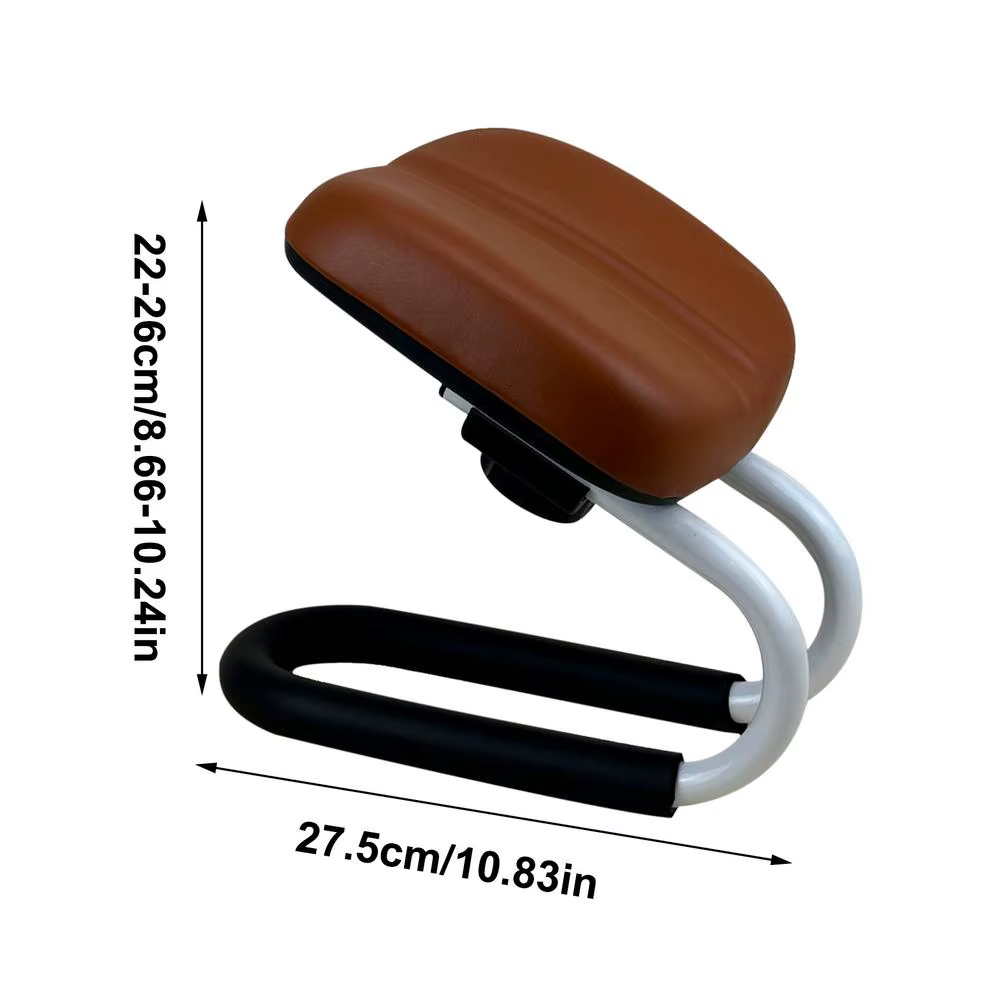 Banc de prière avec cadre métallique, tabouret de Yoga, hauteur réglable, manchon de jambe antidérap