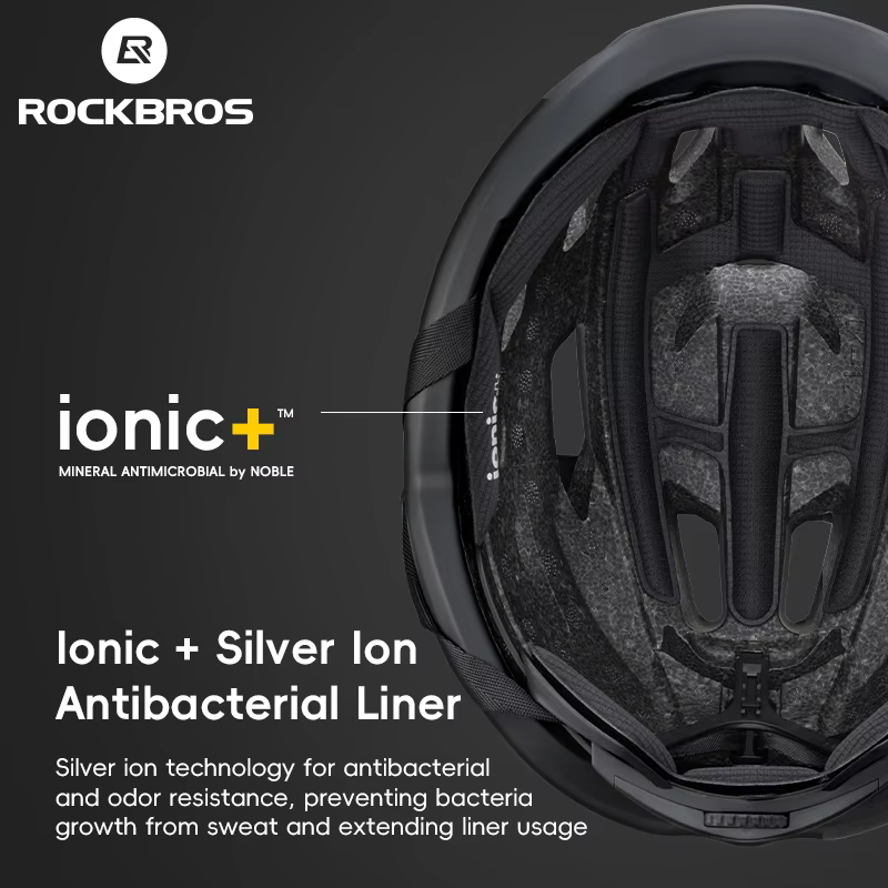 ROCKBROS-Casque de vélo pour homme et femme, VTT, sécurité routière, moulé intégralement, ultraléger