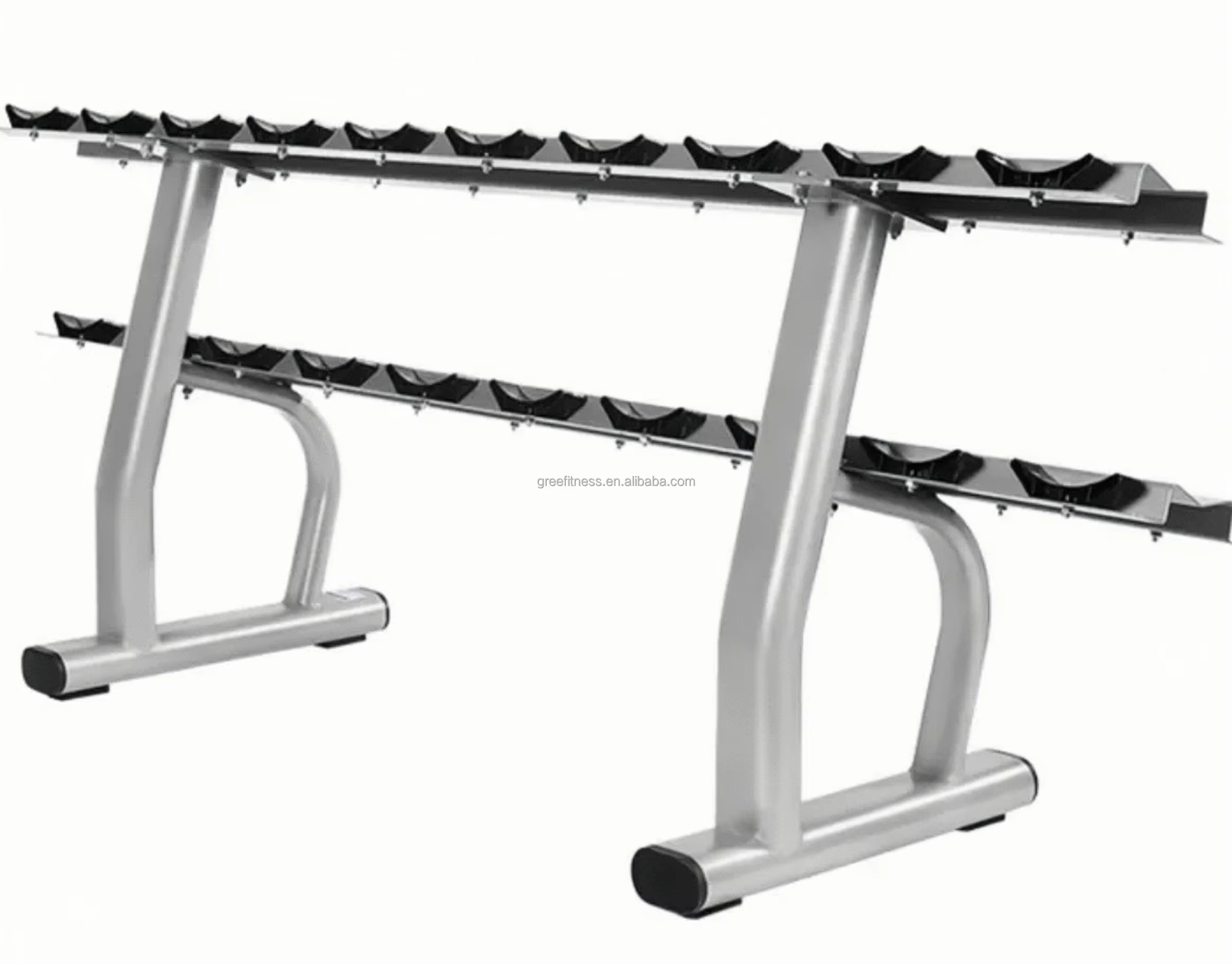 Banc de musculation réglable à deux niveaux avec support pour haltères et équipement pour biceps, ma