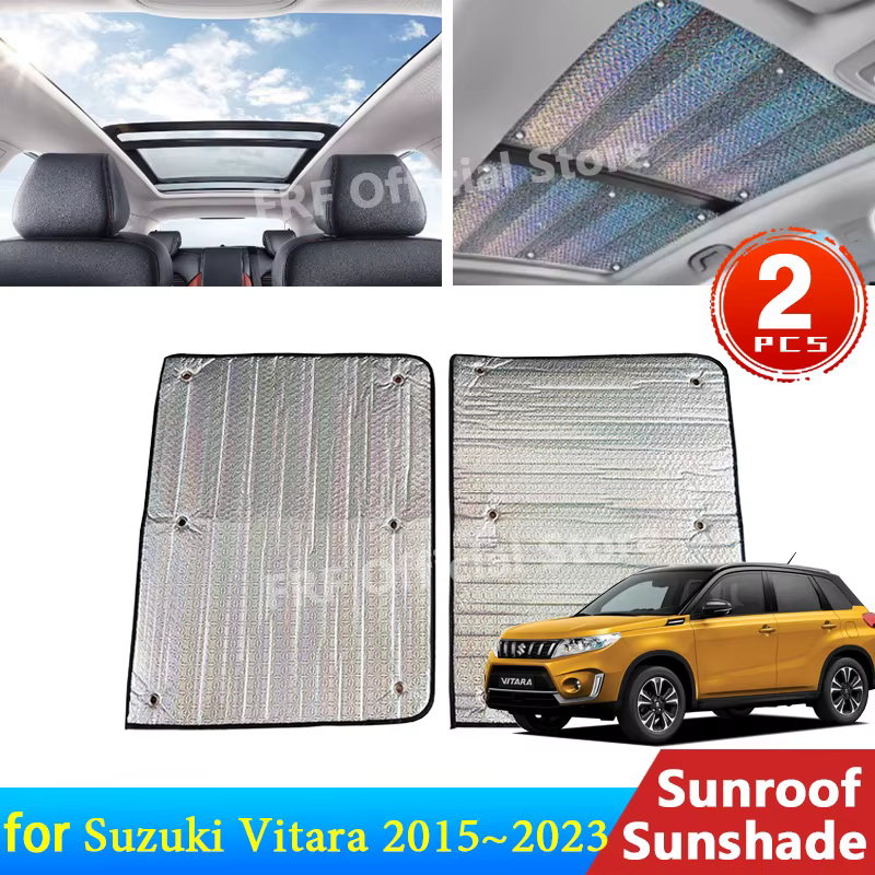 Pare-soleil de toit ouvrant de voiture, pare-brise d'isolation thermique, Suzuki Vitara 2015 ~ 2023 