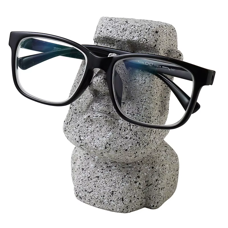 Porte-lunettes créatif et amusant, support de lentilles décoratives, accessoires de bureau, Figurine