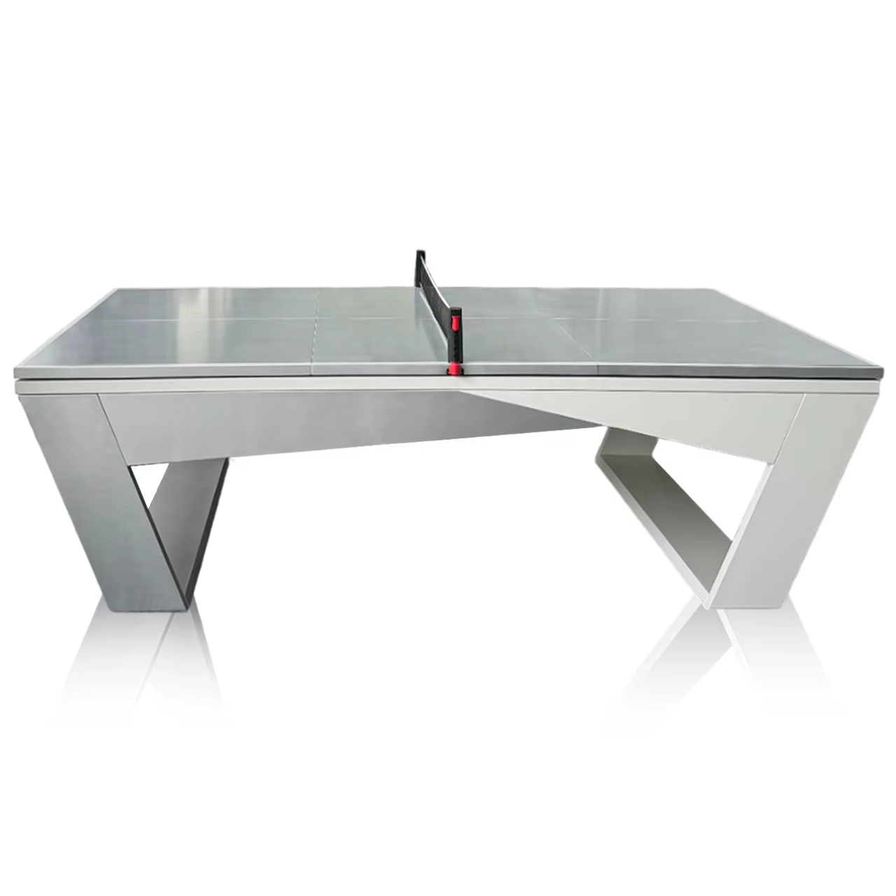 Table de billard 7, 8 ou 9 pieds avec plateau de salle à manger et tennis de table 3-en-1 avec banc
