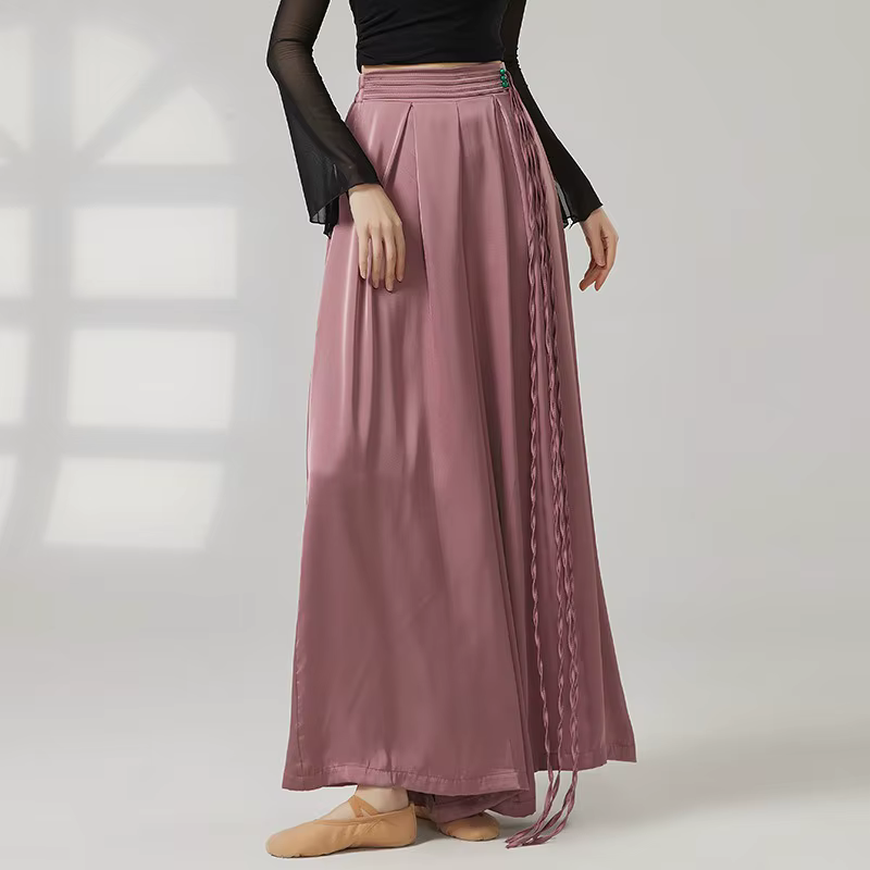 Danse classique, danse moderne, associée à des pantalons larges fluides, pantalons d'entraînement de