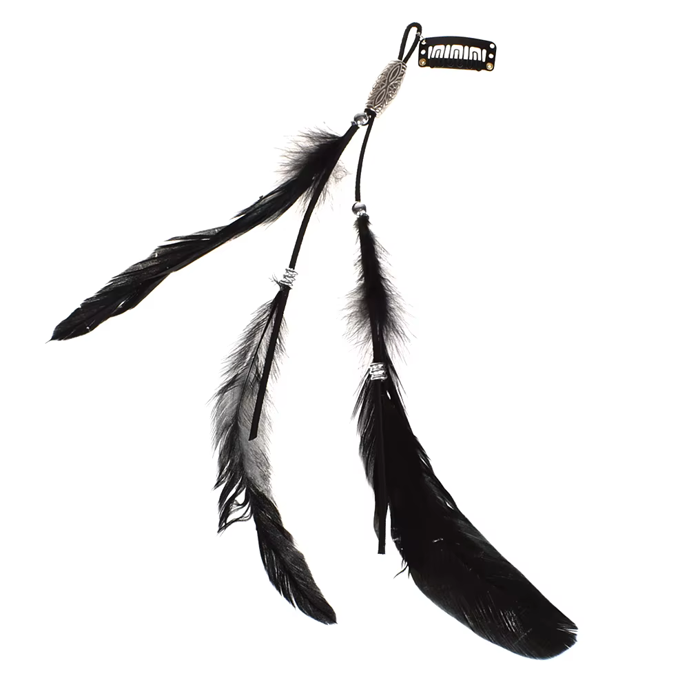 Bandeau de plumes bohème pour femme, mascotte festive, carnaval, costume hipMED, Rhindien, gitane, l
