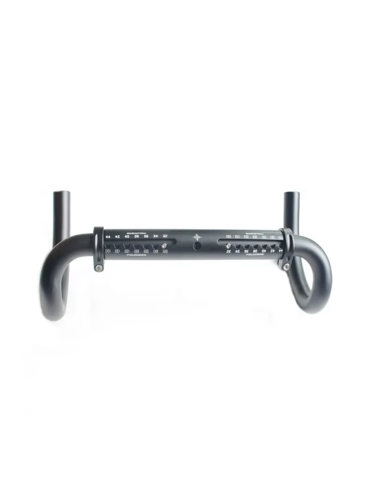 FOURIERS Guidon courbé pour vélo de route, uniquement pour usage intérieur, guidon réglable, plage d