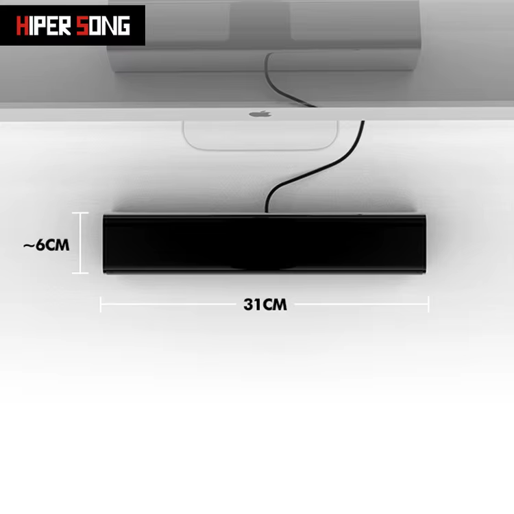 Barre de son Bluetooth alimentée par USB pour ordinateur de bureau, ordinateur portable, bureau à do