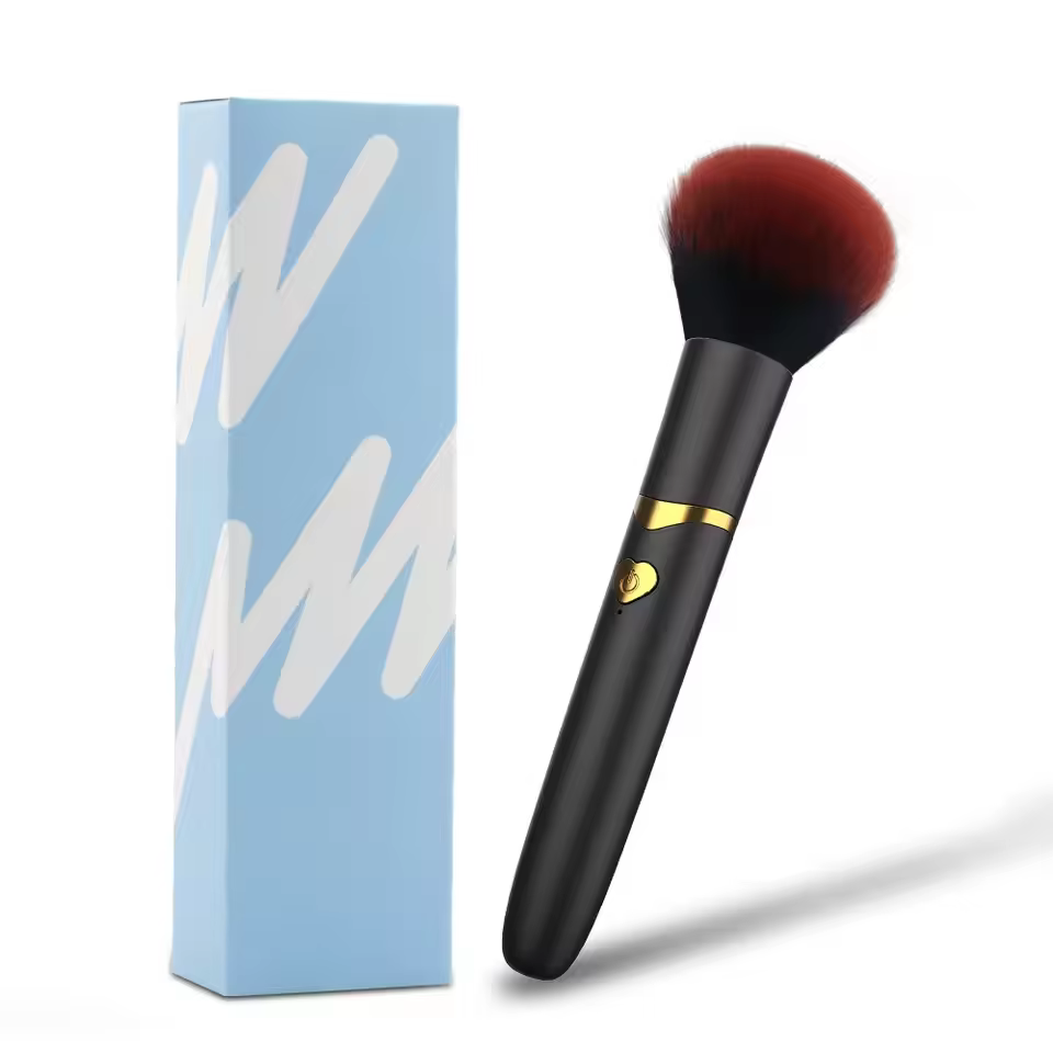Brosse de maquillage vibrateur femme point G vagin masseur gode puissant Clitoris mamelon stimulateu
