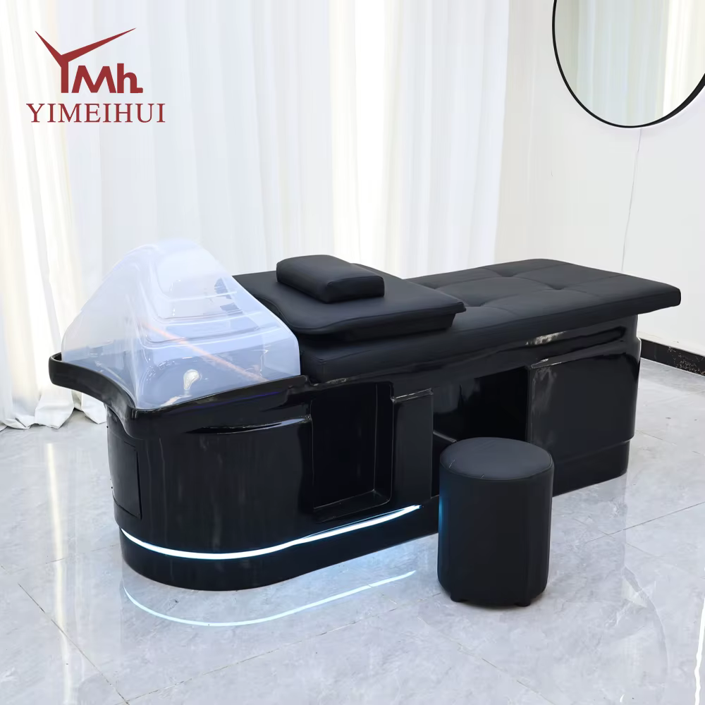 Lit de Spa japonais avec Circulation d'eau et Fumigation pour Salon, lit de Massage pour lavage des