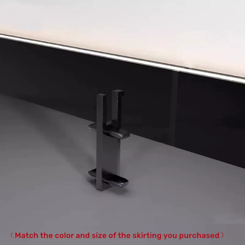 Barre Lumineuse LED Profilée en Aluminium pour Décoration Murale, Plinthe, Éclairage Nik, Linéaire, 