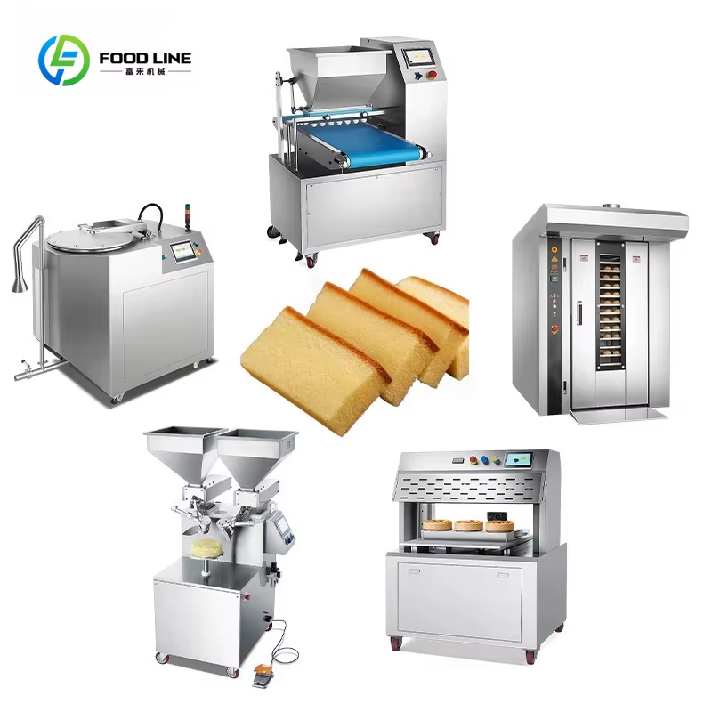 Ligne de production de gâteaux complète personnalisée pour gâteaux à étages, y compris des machines 
