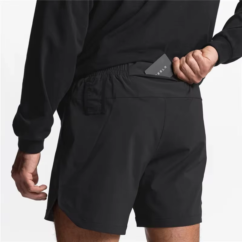 Nouveaux hommes course séchage rapide Fitness gymnases Shorts hommes été pantalons courts mâle survê
