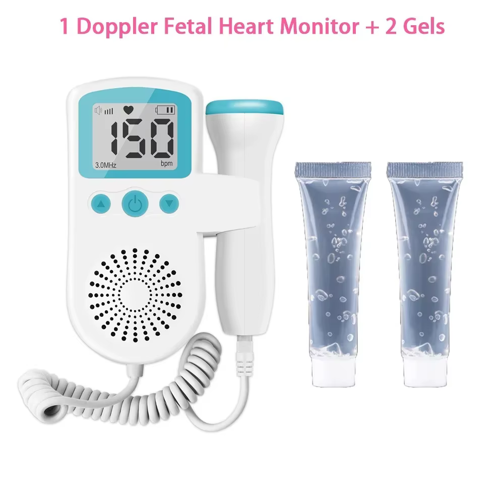 Moniteur de fréquence cardiaque fœtale Doppler, détecteur de son sans rayonnement, battement de cœur