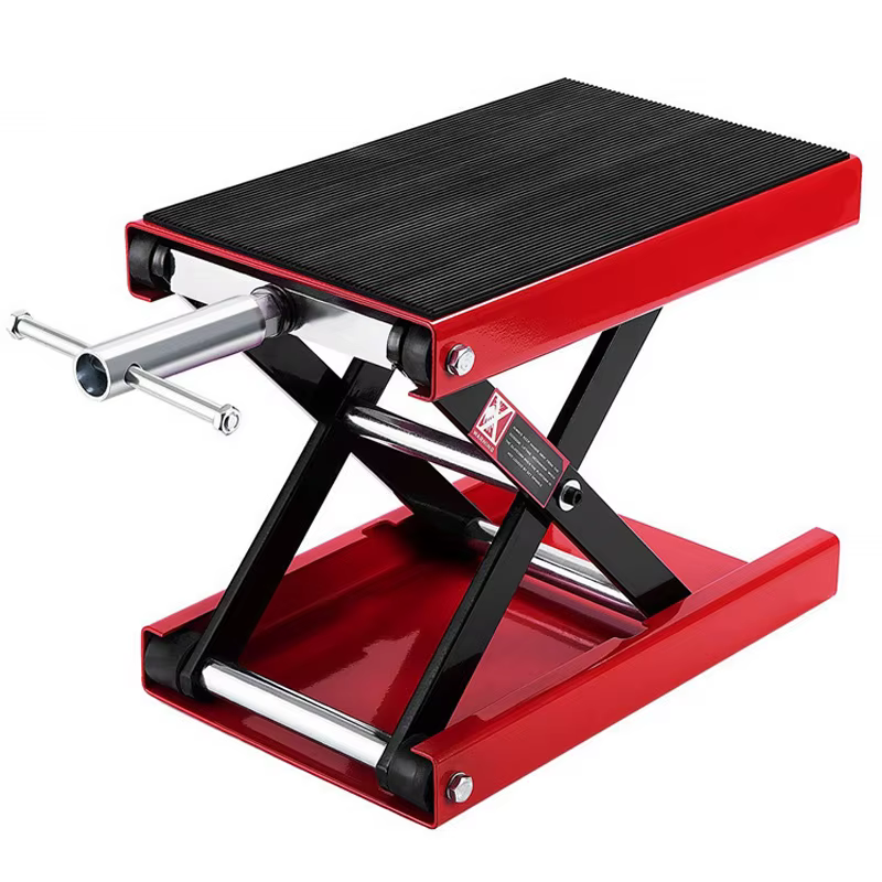 Table élévatrice pour moto, 1100 lb, robuste, hydraulique, en acier, pour Dirt Bike, ATV, pont large