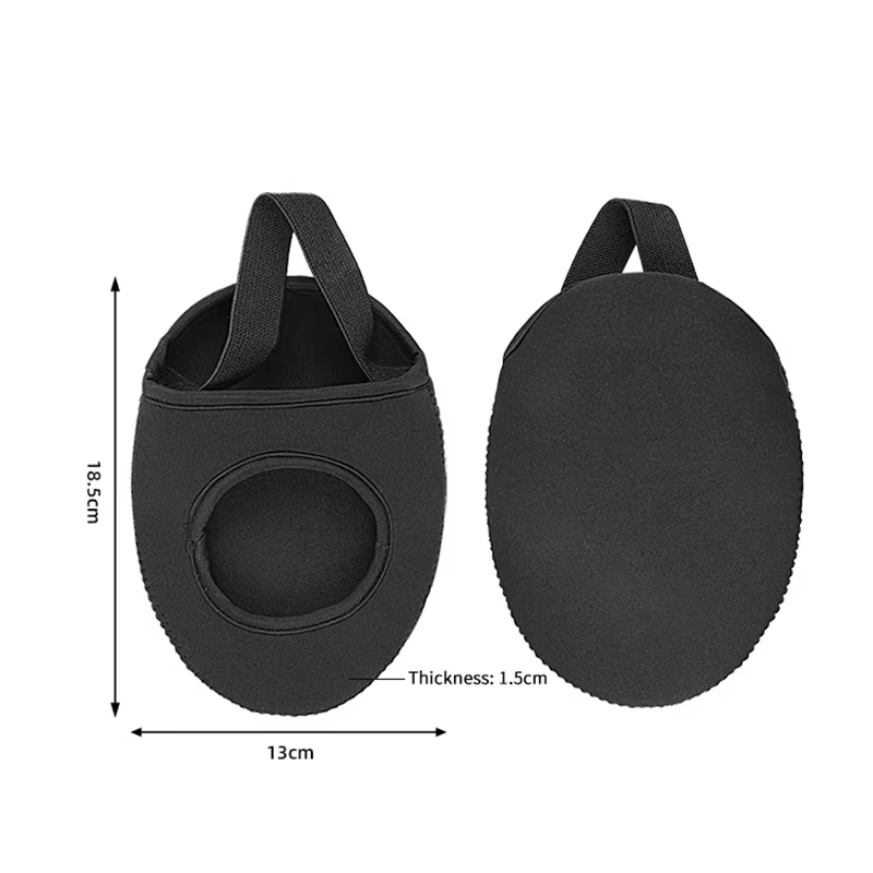 1 paire de couvre-chaussures de cyclisme coupe-vent, demi-paume, protection des orteils, sur-chaussu