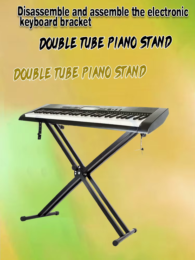 Support de clavier réglable en métal Double X, 1 pièce, support de Piano électronique, support de cl