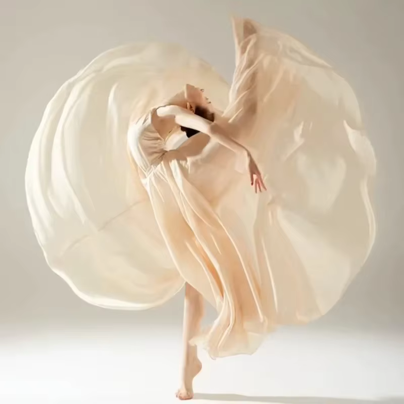 Jupe de danse élégante pour femme, tenue de danse classique, danse chinoise moderne, balançoire larg