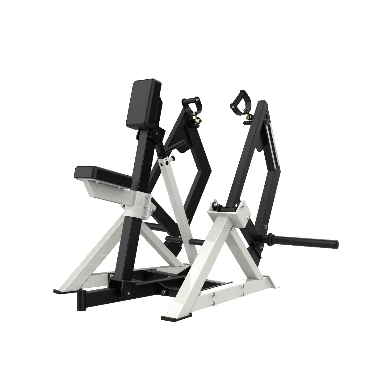 Machine d'haltérophilie professionnelle assise pour l'entraînement du dos et des bras pour la maison