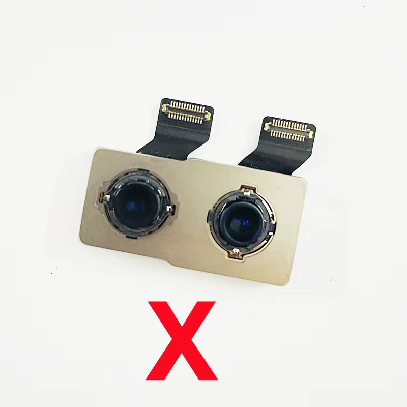 1 pièces grande caméra arrière flexible pour iPhone 11 12 XR XS Max 13 Mini caméra arrière lentille 