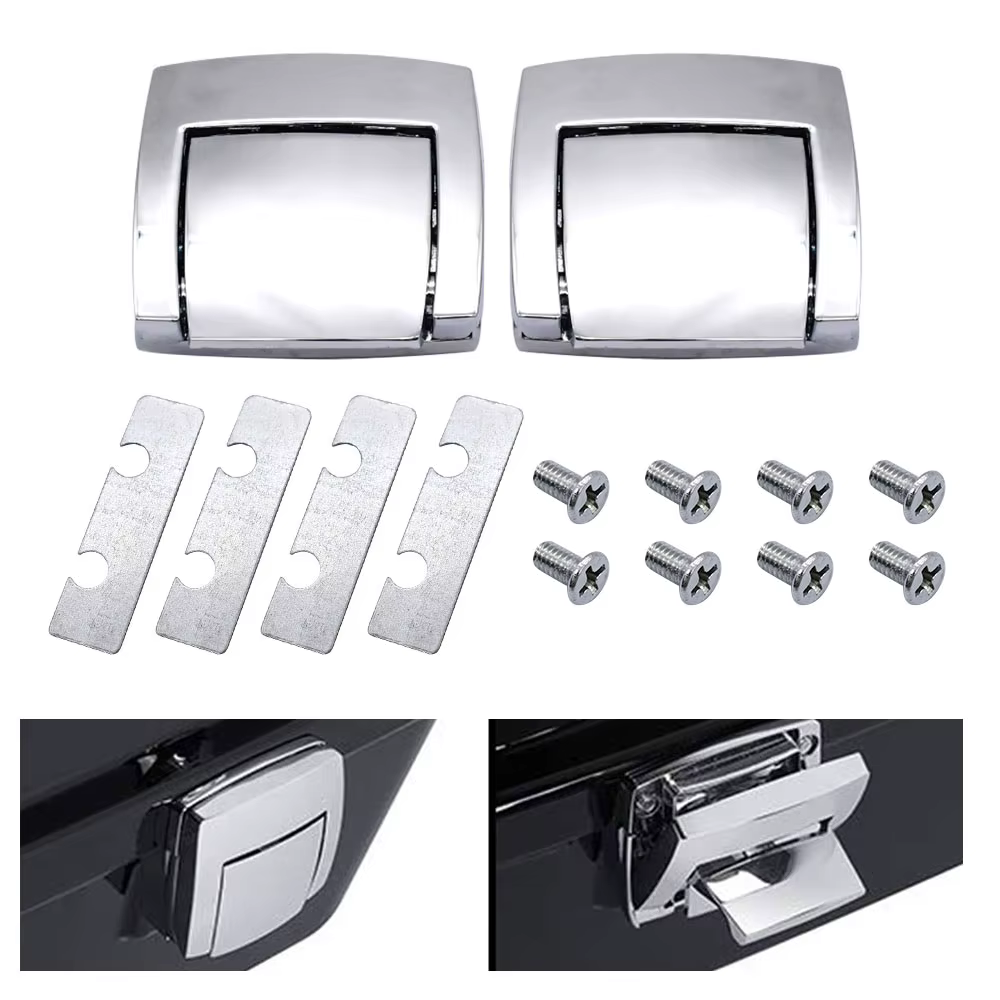 Loquets de coffre de moto, 2 pièces, Pack de verrouillage, charnières pour Harley Tour Pack Pak Tour