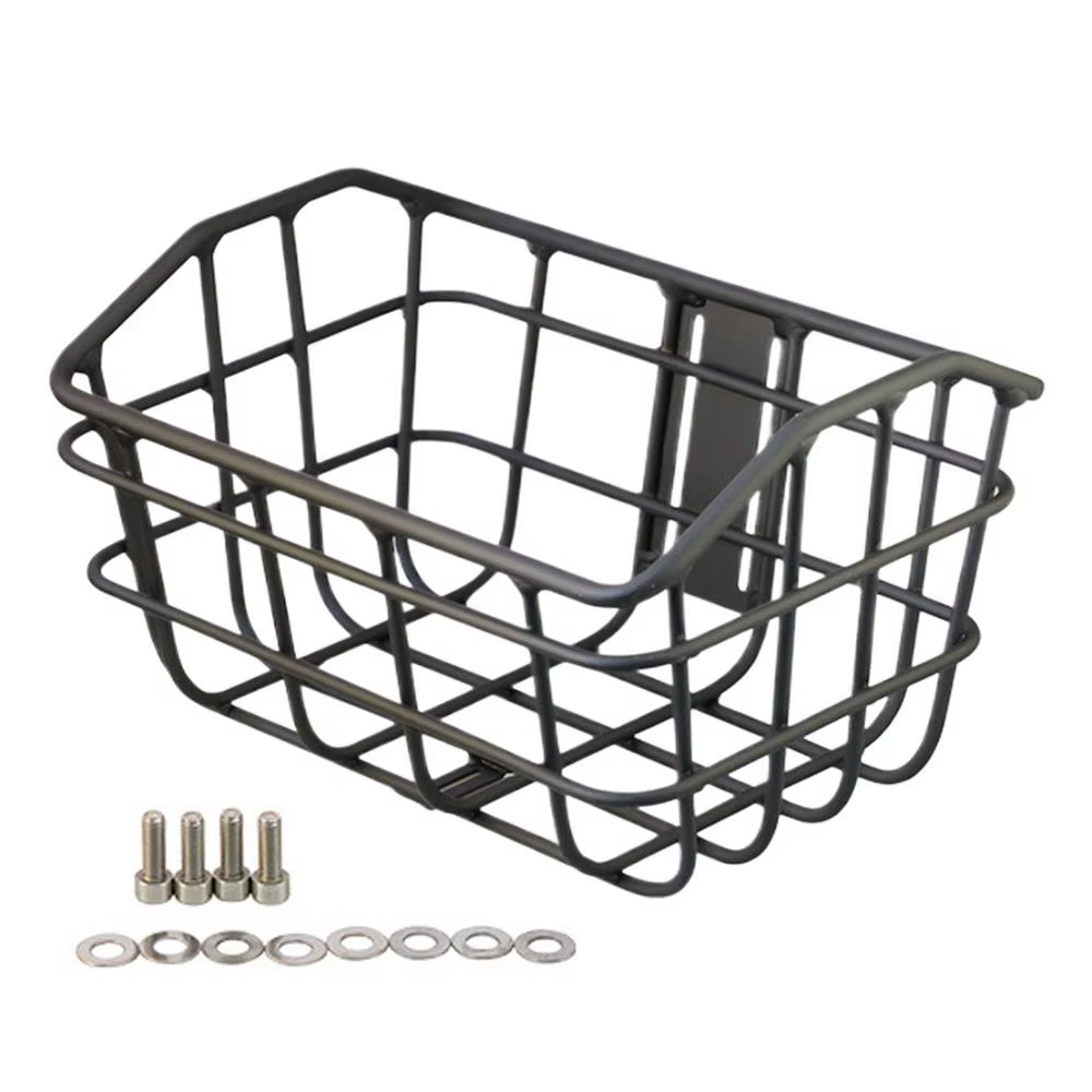Panier de chargement de fil de guidon de vélo, panier avant de vélo de route, support de rangement a