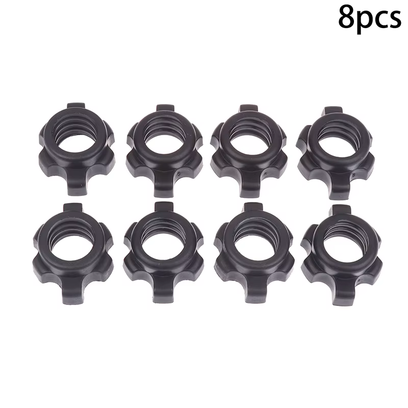8/16 pièces haltère haltère écrou Hexagonal accessoires de fixation maison gymnastique équipement de