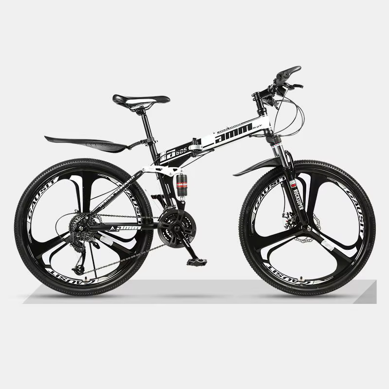 Cadre en acier au carbone 26 pouces 26 ''cadre pliable VTT 24 26 27.5 29 pouces 21 vitesses Cross Co