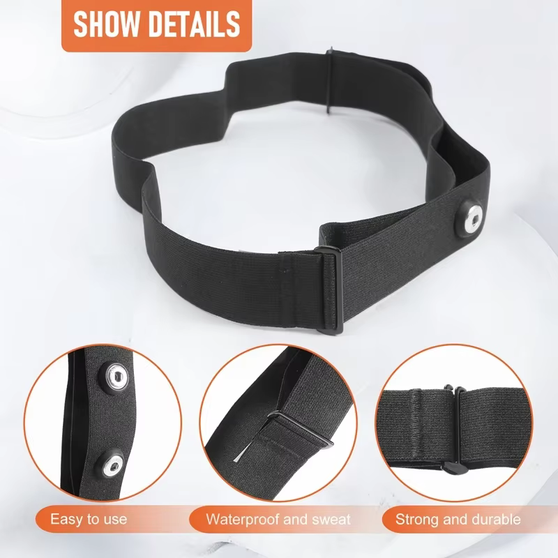 Sangle de ceinture pectorale pour Polar Wahoo Garmin pour le sport moniteur de fréquence cardiaque s