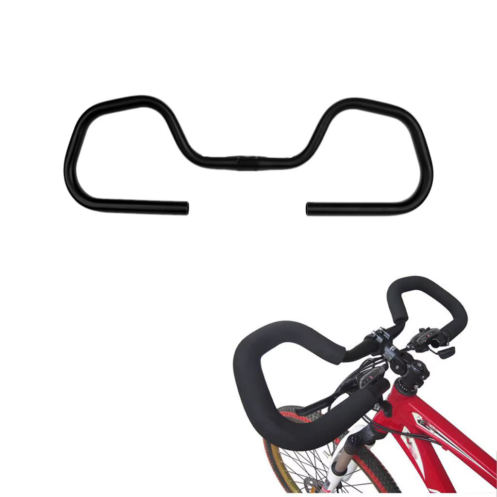 Guidon papillon multi-positions en alliage de qualité supérieure pour vélos de randonnée