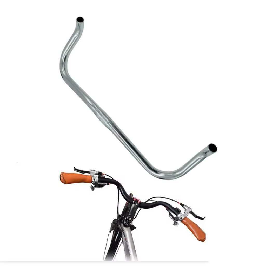 Guidon de vélo de route en alliage, style Bullhorn, robuste, pour VTT, amélioration du guidon et cou